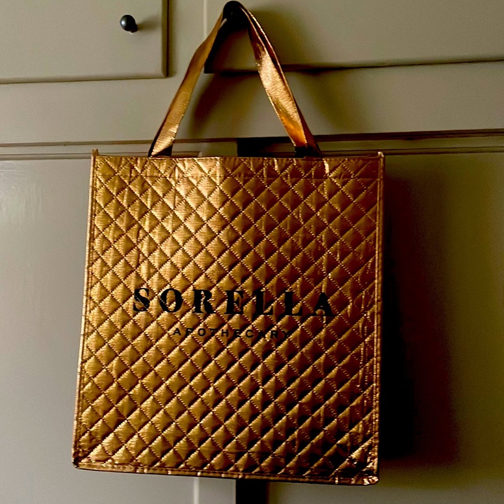 Cute gold tote
